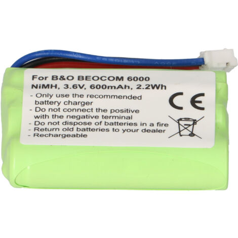 Vhbw Batteria Compatibile Con Bang &amp; Olufsen BeoCom 6000, M6000