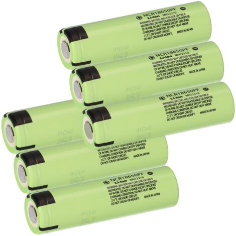 6x Panasonic Akku NCR 18650 PF 2900mAh 3,6V (1/5)