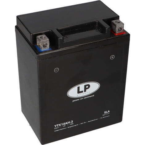 Batterie AGM SLA 12V 14Ah für Motorrad Startbatterie MS LTX14AH-3