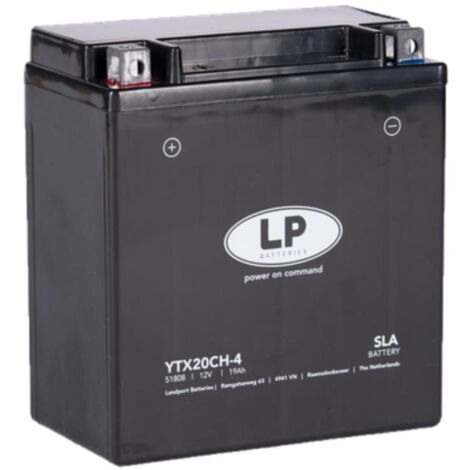 Batterie AGM SLA 12V 19Ah für Motorrad Startbatterie MS LTX20CH-4