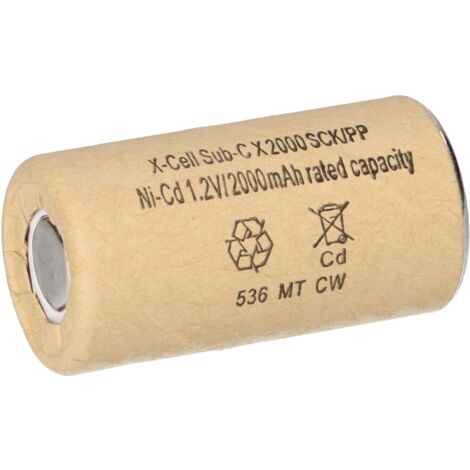 XCell Akku Sub-C 1,2V / 2000mAh 2000SCK/PP (1/5)