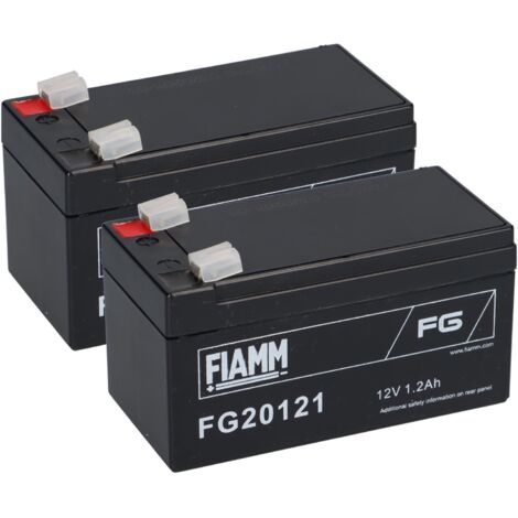 PB Akku 2x Fiamm FG20121 - 12V 1,2Ah (1/5)
