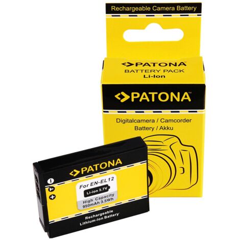 Akku kompatibel zu Nikon EN-EL12 Coolpix AW100 AW110 AW120 AW130 P300 P310 P330 (1/5)