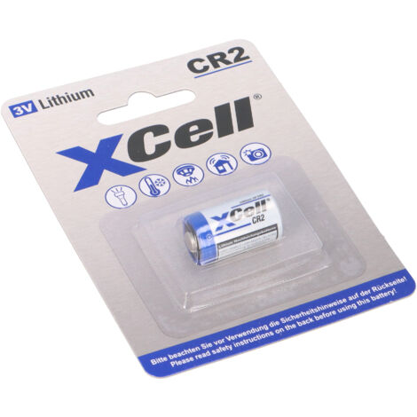 10x XCell CR2 Lithium-Batterie 3V – 900mAh Spezialzelle (1/5)
