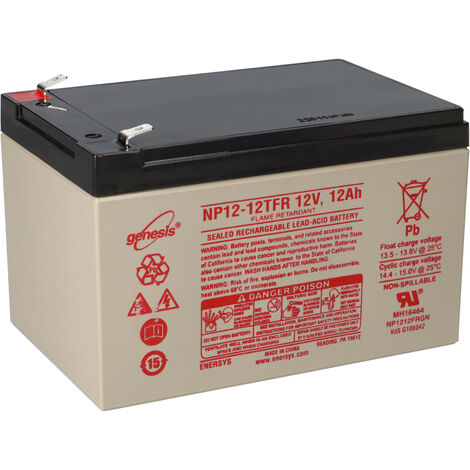 U-Power Gel-Batterie 12V 12Ah – Wartungsfrei, Versiegelt, Ideal Für Alarmanlagen & Notstrom
