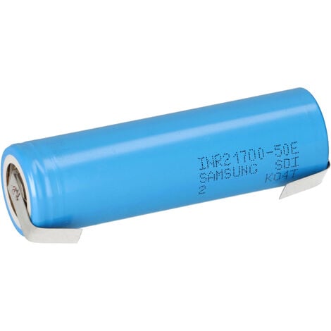 Samsung INR21700-50E 3,6V 5000mAh 10A Li-Ion-Akku mit U-Lötfahne
