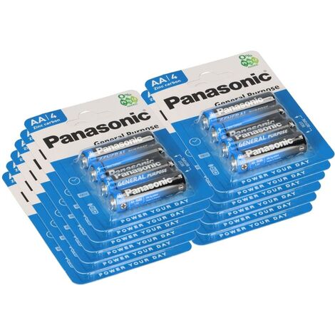 48x Panasonic AA Mignon Batterie General Purpose 1,5V 12x 4er Blister
