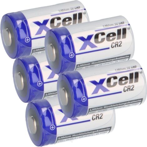 5x XCell Photobatterie CR2 Lithium 3V 850mAh CR15H CR15H270 CR17355 DLCR2 CR15H270 (1/5)