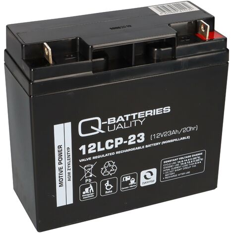 Akku 12V 23Ah AGM Blei Batterie Rasenmäher Rasentraktor Aufsitzmäher Boot Scooter 17Ah 18Ah 19Ah 20Ah 22Ah