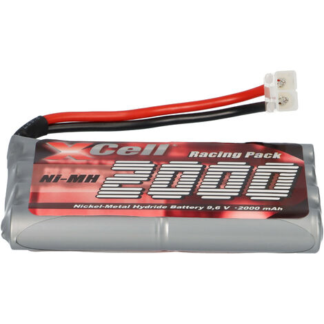 XCell RC-Pack 9,6V / 2000mAh - L4x2 Zelle AA Tamiya-Stecker (1/5)