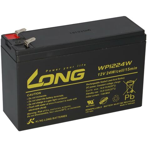 Kung Long WP1224W Bleiakku AGM 12V 6Ah Hochstrom