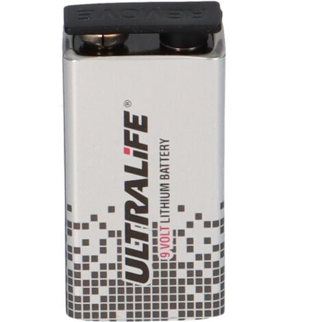 Ultralife U9VL-J-P 9V Block Power Cell Lithium Batterie 9V 1200mAh