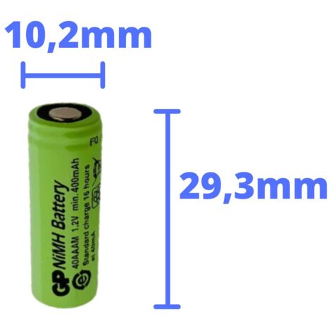 2x GP Batterie 2/3 AAA 1,2V / 400mAh GP40AAAM Micro