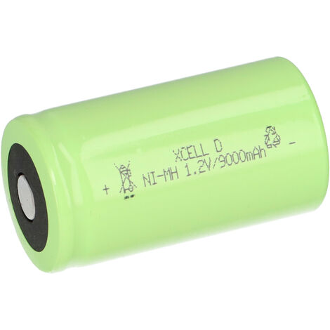 20x XCell Mono Akku Flattop Ni-MH 1,2V 9000mAh D (1/5)