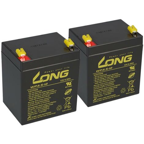 2x 12V 4,5Ah kompatibel Lifter Primo Cielo V4 AGM VdS (1/5)