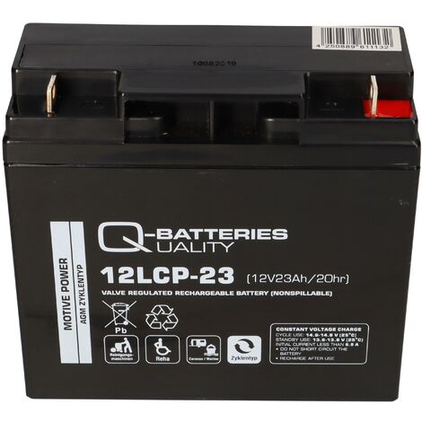 Q-Batteries 12LCP-50 – 12V 50Ah AGM Deep-Cycle-Bl Produktbild-Vorschau 2