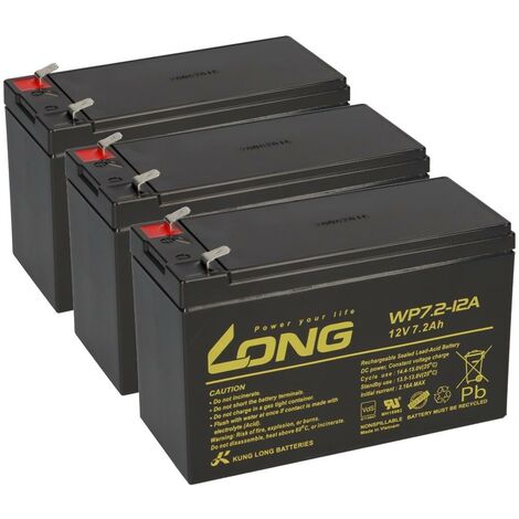 USV Akkusatz kompatibel XANTO RS 1000 AGM Blei Notstrom Batterie (1/5)