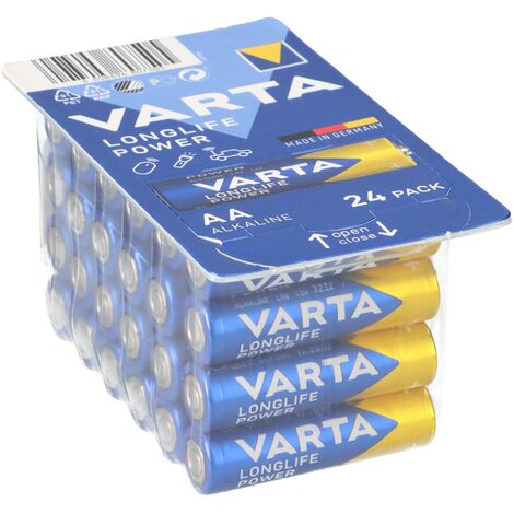 24x Varta AA Mignon LR6 4906 Longlife Power (1/5)