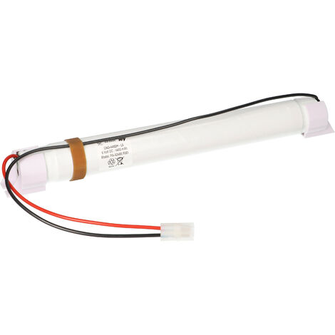 Notleuchten Akku 6V 4400mAh PA-A2469.R001 L1x5 Endkappe + Stecker