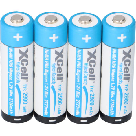 Batteria AA Mignon 1,2 V 2900 MAh NiMH Batterie Con Bandiera