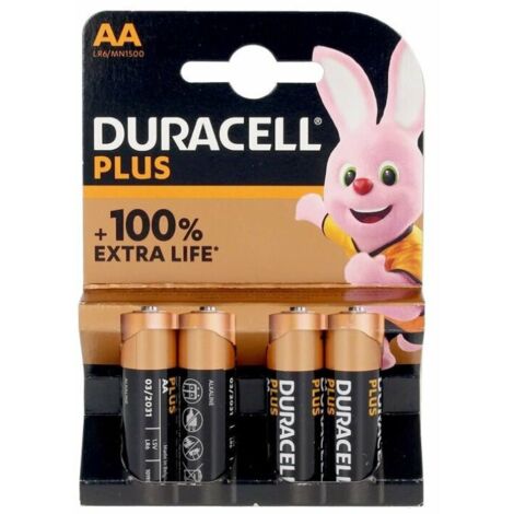 Duracell Stilo Akku MN1500 AA 1,5V Packung mit 4 Stück 302405000