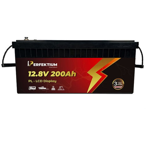 Perfektium LiFePO4 Wohnmobil Batterie mit BMS 12.8V 150Ah