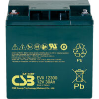 CSB Blei Akku EVX12300 12V 30Ah M5 Innengewinde zyklenfest