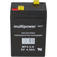 PB Akku Multipower MP4,5-6 für Nellcor Pulsoximeter - 6V 4,5Ah