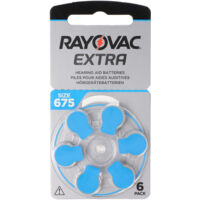 Rayovac Hörgerätebatterie Zinc Air, 675, 1.4V Extra Advanced