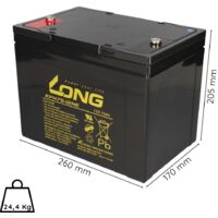Akku-Satz 24V 75Ah passend für Meyra Ortopedia Touring 924S