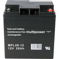 Multipower Blei-Akku MPL28-12 12V 28Ah Pb