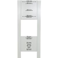 a-Tronix Standsäule für Wallbox Edelstahl Weiß