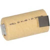 20x XCell Sub-C Hochleistungsakku mit Z- Lötfahne - 1,2V 3000 mAh Ni-MH