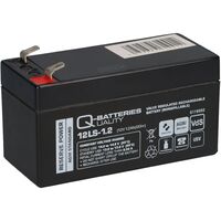 Q-Batteries 12LS-1.2 12V 1,2Ah Blei-Vlies Akku / AGM VRLA mit VdS