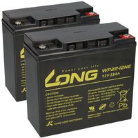 Ersatzakku für Sterling Little Gem 2 und Pearl 2x Kung Long 12V 22Ah Bleiakku Zyklenfest AGM