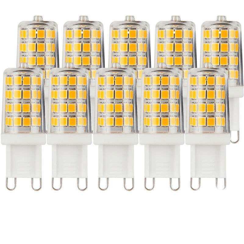 Harper Living 3 Watts G9 LED Bulb Clear Capsule Cool White Dimmable, Pack  of 10