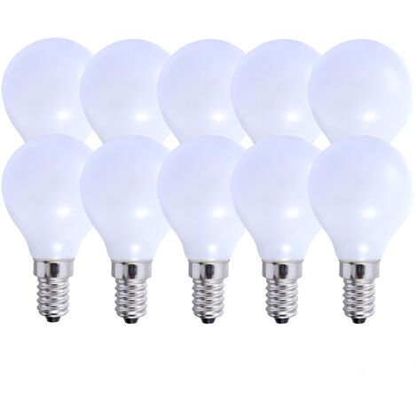 Frosted led globe on sale bulbs cool white