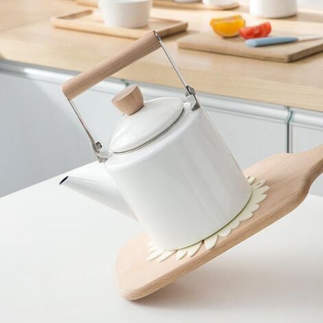Bouilloire émaillée Théières de style japonais 2 litres pour la plupart des cuisinières halogènes Théières Kungfu  Eau