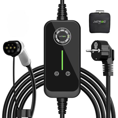 [JAMAIS UTILISÉ] JATRHG P1 EV Chargeur 5M 3.6KW-1.5KW 16A13A10A8A Type 2 station de Charge Voiture Electrique Portable Courant Commutable Voiture hybride Chargeur Rapide monophase
