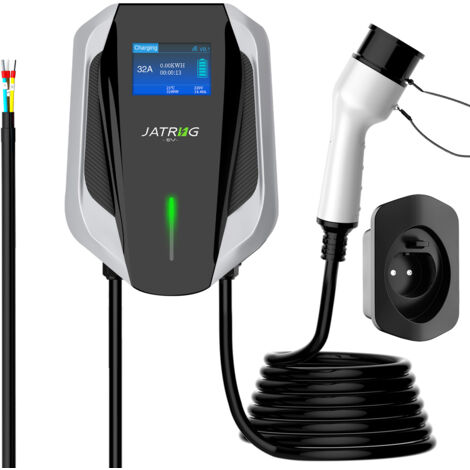 Borne de Recharge pour Voiture Électrique Semi Fast 7kW Type 2 Monophasé main image 1