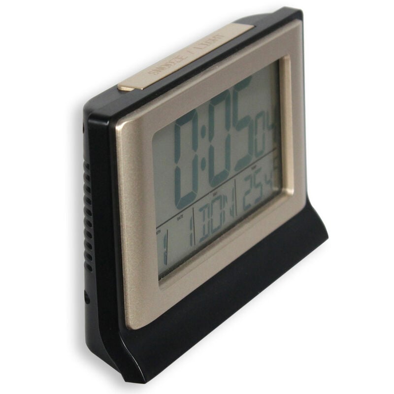 9€52 sur VADIV Réveil Digital CL01 Alarme Horloge Numérique Répétition  Sommeil LCD Affichage Rétro-Éclairage avec Date Température Idéal pour Les  Enfants Jeunes Alimenté par Secteur ou Pile - Bleu - Radio-réveil 