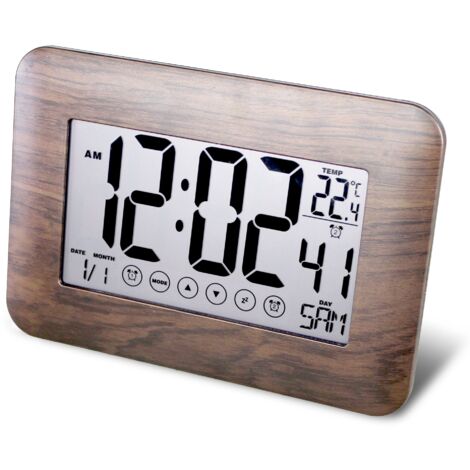 Horloge FISHTEC Wood and Touch