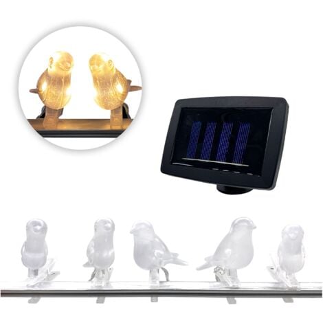Guirlande FISHTEC luminaire Oiseau Solaire