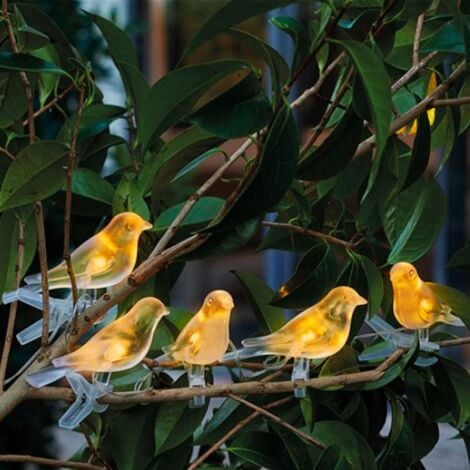 Guirlande FISHTEC luminaire Oiseau Solaire
