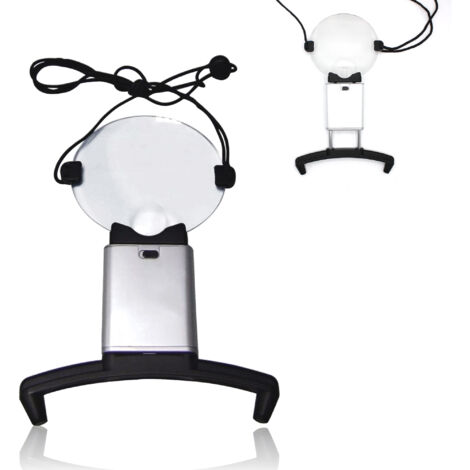 Loupe Portative Cou - 2 LED Puissantes - Cordon Ajustable - FISHTEC