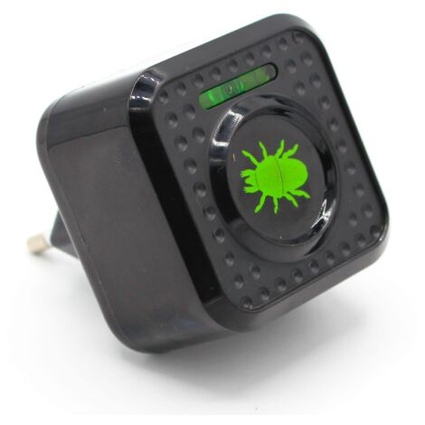 Fishtec – Prise anti-acariens répulsif ultrasons – Couverture 30 m² – Alimentation 230V – Sans danger pour animaux domestiques