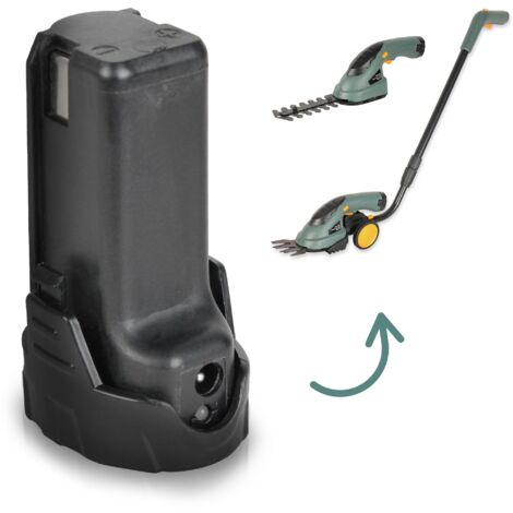 Fishtec – Batterie Lithium Ion 3,6V 1,3Ah pour coupe-bordures et taille-haie – Temps de recharge 4h – Normes CE et RoHS
