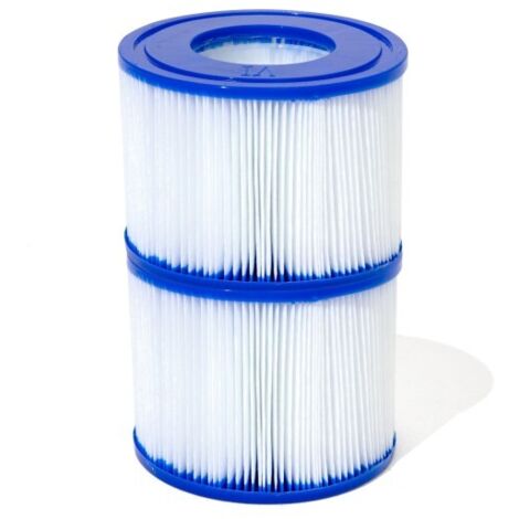 Bestway Lot de 2 cartouches filtration Lay-Z-Spa type VI