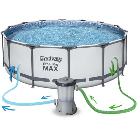 BESTWAY Piscine hors sol ronde Steel Pro Max 457 x 122 cm