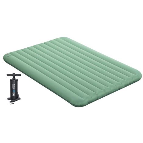 Bestway Matelas gonflable de trekking 2 places 203 x 142 x 15 cm avec gonfleur (1/5)